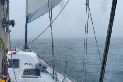 sailing in the fog